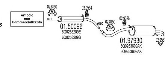 Exhaust System C320076009060