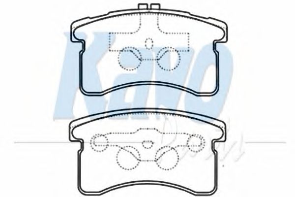 Brake Pad Set, disc brake BP-1516