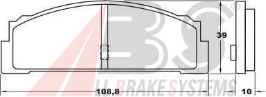 Brake Pad Set, disc brake 36003