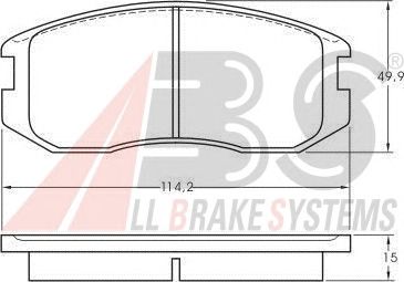 Brake Pad Set, disc brake 36772