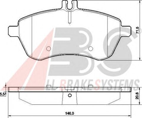 Brake Pad Set, disc brake 37584