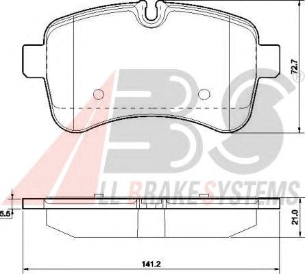 Brake Pad Set, disc brake 37630