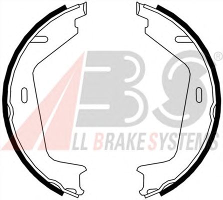 Brake Shoe Set, parking brake 9071