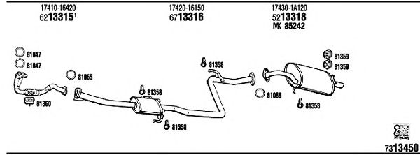 Exhaust System TO85861