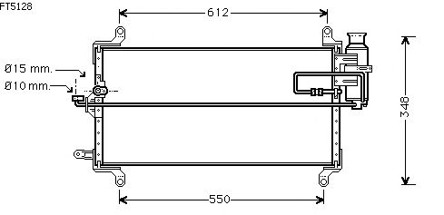 Kondensator, klimaanlegg FT5128