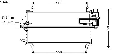 Kondensator, klimaanlegg FT5217