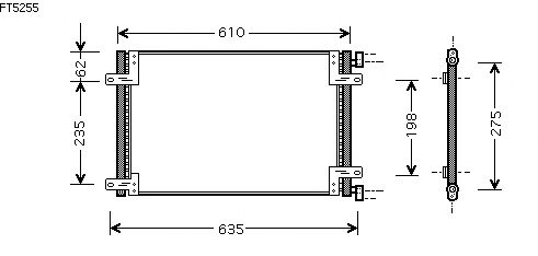 Condenseur, climatisation FT5255