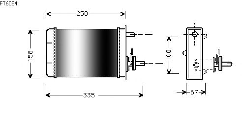 Radiador de calefacción FT6084