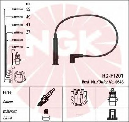 Ignition Cable Kit 0643