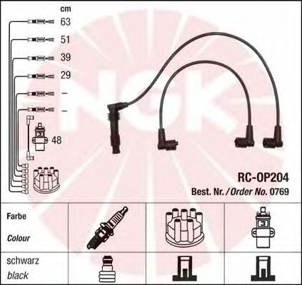 Ignition Cable Kit 0769