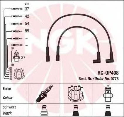 Ignition Cable Kit 0778