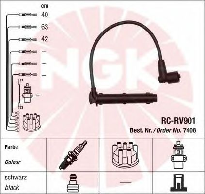 Ignition Cable Kit 7408