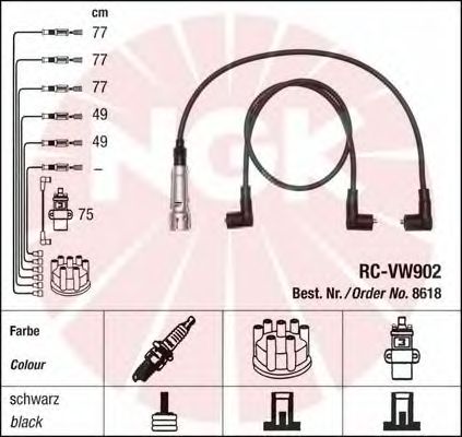 Ignition Cable Kit 8618