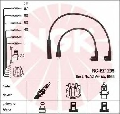 Ignition Cable Kit 9038