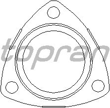 Gasket, exhaust pipe 206 192