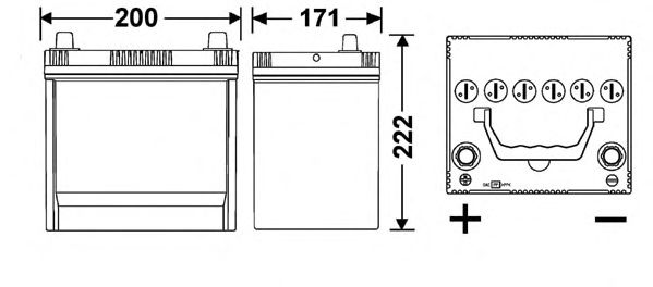 Startbatteri; Startbatteri EB505