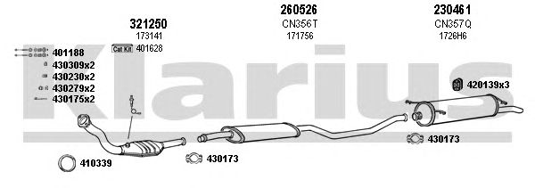 Exhaust System 180335E