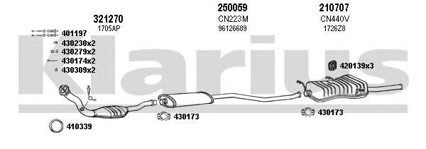 Exhaust System 180495E