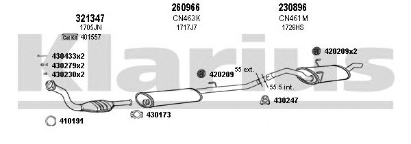 Exhaust System 180537E
