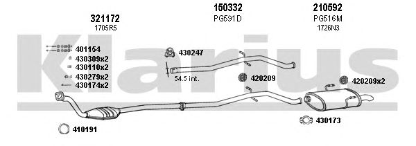 Exhaust System 630484E
