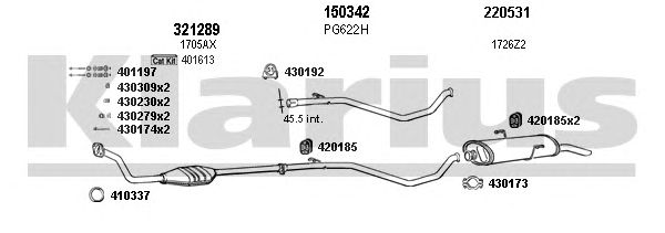 Exhaust System 630590E