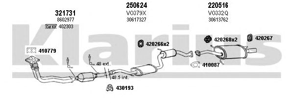 Exhaust System 960303E