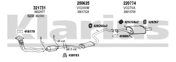 Exhaust System 960313E