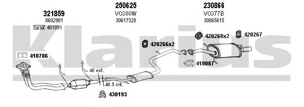 Exhaust System 960314E