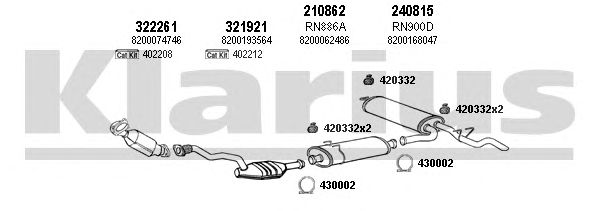 Exhaust System 721025E