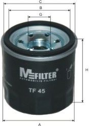 Oliefilter TF 45