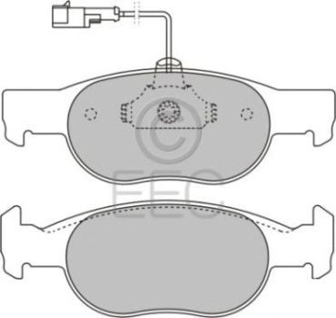 Комплект тормозных колодок, дисковый тормоз BRP0895