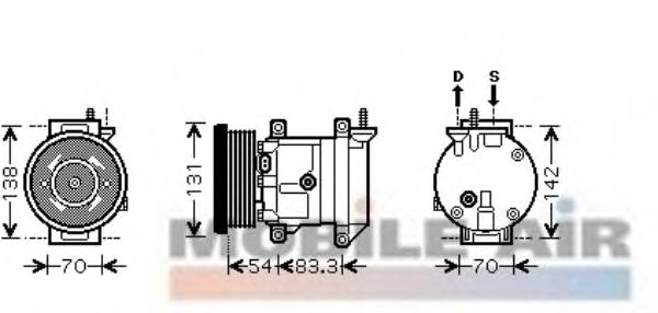 Compressor, ar condicionado 8100K071