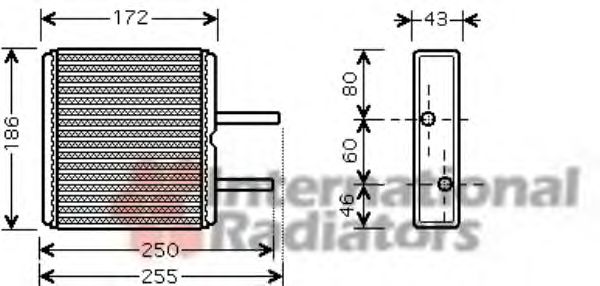 Permutador de calor, aquecimento do habitáculo 52006080