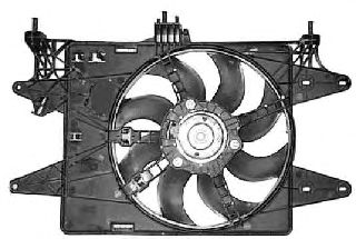 Вентилятор, охлаждение двигателя 1637747