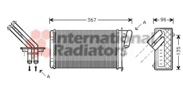 Radiador de calefacción 43006203