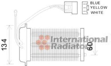 Heat Exchanger, interior heating 82006234