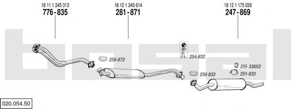 Exhaust System 020.054.50