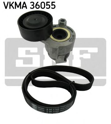 Поликлиновой ременный комплект VKMA 36055