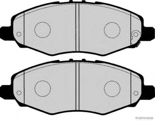 Комплект тормозных колодок, дисковый тормоз J3602017