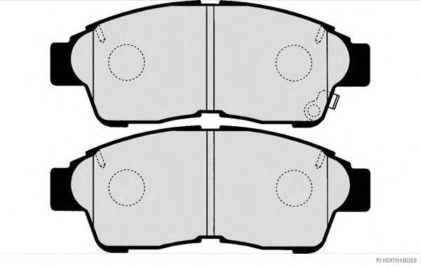 Комплект тормозных колодок, дисковый тормоз J3602064