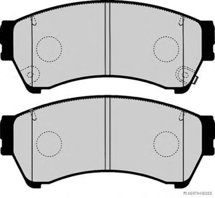 Комплект тормозных колодок, дисковый тормоз J3602005