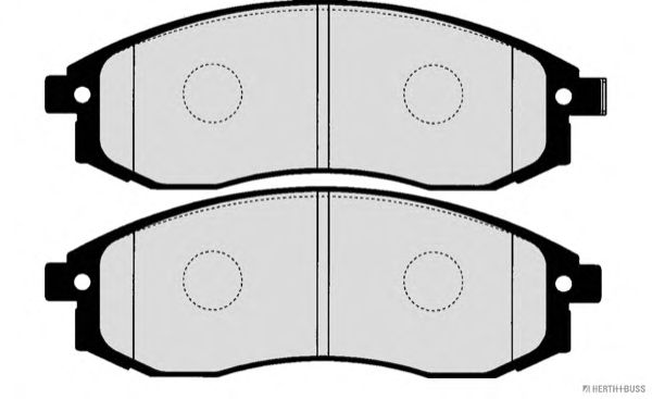 Комплект тормозных колодок, дисковый тормоз J3605061