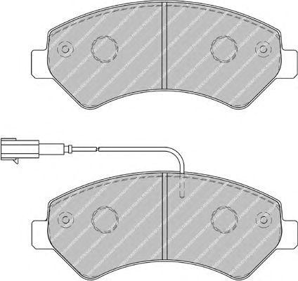 Комплект тормозных колодок, дисковый тормоз FVR1926