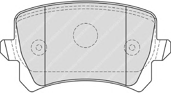 Комплект тормозных колодок, дисковый тормоз FDB4192