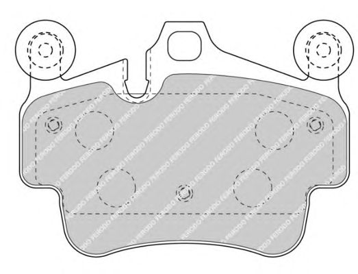 Brake Pad Set, disc brake FDB4330