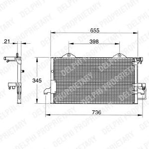 Condensator, airconditioning TSP0225012