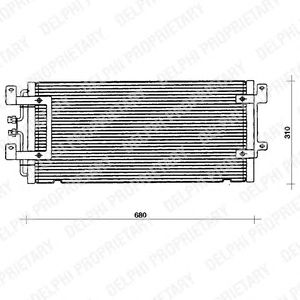 Condensator, airconditioning TSP0225075