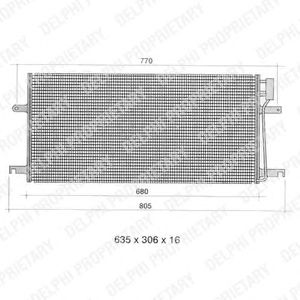Condensator, airconditioning TSP0225393