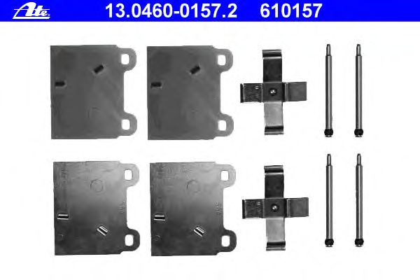 Accessory Kit, disc brake pads 13.0460-0157.2