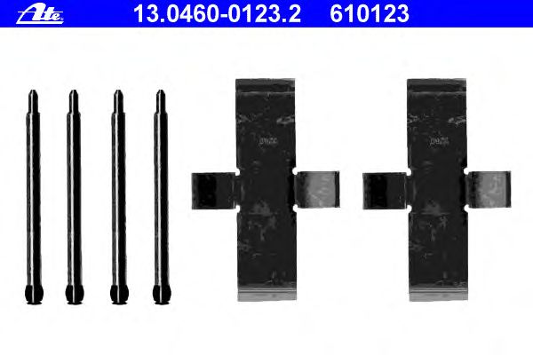 Kit d'accessoires, plaquette de frein à disque 13.0460-0123.2